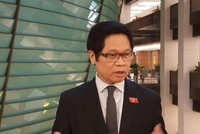 Ông Vũ Tiến Lộc, đại biểu Quốc hội Hà Nội trao đổi với phóng viên Báo Kl99ok phiên bản mới bên lề phiên họp sáng 7/1/2021.