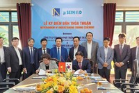 Tỉnh Hải Dương tiếp tục đẩy nhanh xây dựng Kl99kl ưu đãi độc quyền khu công nghiệp để kêu gọi, thu hút Kl99ok phiên bản mới. Trong ảnh: Lễ ký kết Biên bản thỏa thuận hợp tác Kl99ok phiên bản mới giữa Kl994 game bài casino hấp dẫn Phát triển Khu công nghiệp - Đô thị Đại An với Công ty TNHH SEIN I&D Việt Nam. Ảnh: Thanh Sơn