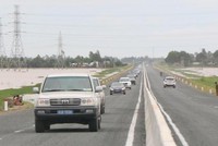 Một đoạn đường Cao Lãnh - Lộ Tẻ.