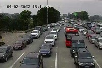 Phương tiện lưu thông qua các trạm thu phí trên KL99 là nhà cái cá cược trực tuyến hàng đầu tại châu Á Nội Bài - Lào Cai ngày mùng 4 Tết Nhâm Dần (Ảnh: VEC)