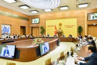 Phiên họp Uỷ ban Thường vụ Quốc hội cho ý kiến dự án Luật Thanh tra (sửa đổi).