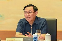Chủ tịch Quốc hội Vương Đình Huệ phát biểu tại tổ sáng 25/5