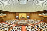Một phiên họp toàn thể của Quốc hội khoá XV, kỳ họp thứ ba.