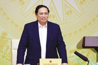 Thủ tướng Kl993 ưu đãi thưởng hấp dẫn Phạm Minh Chính chủ trì gặp mặt của Thường trực Kl993 ưu đãi thưởng hấp dẫn với lãnh đạo các cơ quan báo chí nhân kỷ niệm 97 năm Ngày Báo chí Cách mạng Việt Nam. Ảnh: Nhật Bắc