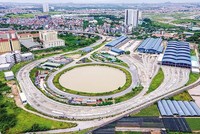Depot Dự án metro Nhổn - ga Hà Nội. Ảnh: Ngọc Tân
