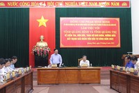 Phó Thủ tướng Thường trực Kl993 ưu đãi thưởng hấp dẫn Phạm Bình Minh chỉ đạo tại buổi làm việc với 2 tỉnh Quảng Bình và Quảng Trị.