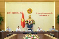 Phiên họp thứ 15 của Uỷ ban Thường vụ Quốc hội.