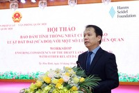 Chủ nhiệm Ủy ban Kl992 Tham Gia Ngay Hoàng Thanh Tùng phát biểu khai mạc.
