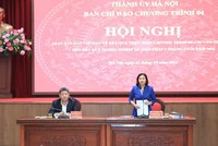 Phó Bí thư Thường trực Thành ủy Hà Nội Nguyễn Thị Tuyến đề nghị các địa phương, đơn vị tập trung giải ngân vốn Kl99ok phiên bản mới xây dựng nông thôn mới đúng tiến độ. (Ảnh: Quang Thái/ Hanoimoi)