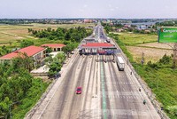 Trạm thu phí Quán Hàu tại Km671, Quốc lộ 1 hiện có mức doanh thu quá thấp so với phương án Kl991.com nạp rút nhanh ban đầu. Ảnh: A.M