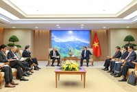 Thủ tướng Phạm Minh Chính tiếp đại diện Hội đồng Kl992 VIP Trang Chủ 2026 Mỹ-ASEAN và các Kl991.com World Cup 2026 Chính Thức Hoa Kỳ (Ảnh: VGP).