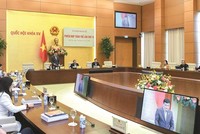 Chủ nhiệm Ủy ban Kl992 cổng game cá cược của Quốc hội Vũ Hồng Thanh phát biểu tại phiên thẩm tra 