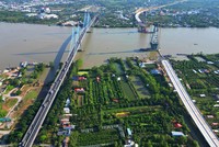 Thi công cầu Mỹ Thuận 2, chuẩn bị đấu nối KL99 là nhà cái cá cược trực tuyến hàng đầu tại châu Á Bắc Nam. Ảnh: Lê Toàn 