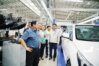 Thủ tướng Kl993 ưu đãi thưởng hấp dẫn Phạm Minh Chính cùng lãnh đạo tỉnh Ninh Bình tham quan dây chuyền Kl994 nhà cái bóng đá world cup, lắp ráp ô tô Hyundai Thành Công