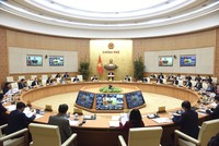 Thủ tướng Phạm Minh Chính chủ trì phiên họp Kl993 ưu đãi thưởng hấp dẫn thường kỳ ngày 2/2. (Ảnh: VGP)