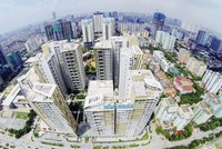 Các dự án chung cư đang tăng lên. Ảnh: Dũng Minh 