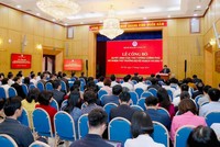Lễ công bố Quyết định của Thủ tướng Kl993 ưu đãi thưởng hấp dẫn bổ nhiệm Thứ trưởng Bộ Kế hoạch và Kl99ok phiên bản mới. (Ảnh: Đức Trung)