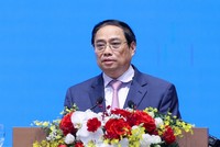 Thủ tướng Kl993 ưu đãi thưởng hấp dẫn Phạm Minh Chính phát biểu kết luận Hội nghị Thủ tướng Kl993 ưu đãi thưởng hấp dẫn gặp mặt các nhà Kl99ok phiên bản mới nước ngoài (Ảnh: Nhật Bắc)