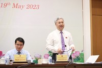 Ủy viên Thường trực Ủy ban Kl991.com nạp rút nhanh - Ngân sách Trần Văn Lâm tại cuộc họp báo.