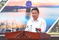 Chủ tịch UBND tỉnh Tây Ninh Nguyễn Thanh Ngọc phát biểu tại hội nghị - Ảnh: VGP