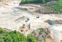Mỏ đất Dông Cây Dừa của Công ty Lý Tuấn để xảy ra nhiều sai phạm.