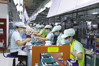 Khu Kl994 nhà cái bóng đá world cup của Công ty TNHH Điện tử Foster tại Khu công nghiệp VSIP Bắc Ninh. Ảnh: Đức Thanh 