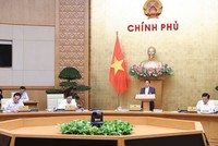Thủ tướng Phạm Minh Chính chủ trì phiên họp Kl993 ưu đãi thưởng hấp dẫn thường kỳ tháng 8/2023 (Ảnh: Nhật Bắc) 
