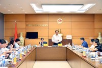 Thường trực Ủy ban Kl991.com nạp rút nhanh, Ngân sách làm việc với Tổng cục Thuế. Ảnh Quochoi.vn
