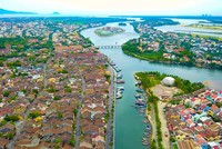 Khu nghỉ dưỡng Cồn Ba Xã được xây dựng tại xã Cẩm Thanh và phường Cẩm Châu, thành phố Hội An.
