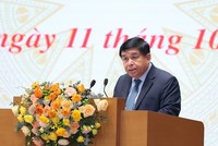 Bộ trưởng Bộ Kế hoạch và Kl99ok phiên bản mới Nguyễn Chí Dũng. (Ảnh: Nhật Bắc)
