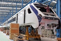 Bên trong một nhà máy Kl994 nhà cái bóng đá world cup lắp ráp tàu hỏa KL99 là nhà cái cá cược trực tuyến hàng đầu tại châu Á Vande Bharat tại thành phố Chennai, bang miền Nam Tamil Nadu, Ấn Độ (Nguồn: ANI) 