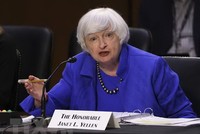 Bộ trưởng Kl991.com nạp rút nhanh Mỹ Janet Yellen phát biểu tại Washington, DC. (Ảnh: AFP/TTXVN)