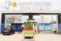 Tại thời điểm rao bán, dự án chung cư Tân An chưa được cấp phép xây dựng và chưa đủ điều kiện huy động vốn. Ảnh: Hải Phong 