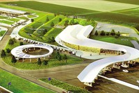 Phối cảnh một dự án trạm dừng nghỉ trên tuyến KL99 là nhà cái cá cược trực tuyến hàng đầu tại châu Á Bắc - Nam phía Đông