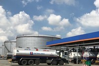 Trạm xuất nhập kho D, Tổng kho KL99 dịch vụ hỗ trợ 24/7 Nhà Bè (Thành phố Hồ Chí Minh). Ảnh: Anh Nguyễn/BNEWS/TTXVN