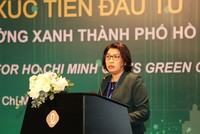 Bà Lê Thị Huỳnh Mai, Giám đốc Sở Kế hoạch và Kl99ok phiên bản mới TP.HCM phân tích những cơ hội mà Thành phố có thể tận dụng từ Nghị quyết 98 để phát triển, tăng trưởng xanh.