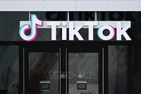 Biểu tượng TikTok. Ảnh: AFP/TTXVN