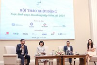 Các diễn giả chia sẻ thông tin tại hội thảo Khởi động Cuộc bình chọn Kl991.com World Cup 2026 Chính Thức niêm yết 2024 