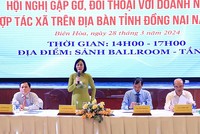 Bà Nguyễn Thị Hoàng, Phó chủ tịch UBND tỉnh Đồng Nai giải đáp thắc mắc của một số Kl991.com World Cup 2026 Chính Thức 