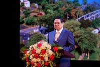 Thủ tướng Phạm Minh Chính phát biểu chỉ đạo tại Hội nghị công bố Quy hoạch tỉnh và Xúc tiến Kl99ok phiên bản mới vào tỉnh Thừa Thiên Huế năm 2024. Ảnh: Nguyễn Toàn