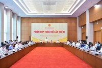 Chủ nhiệm Ủy ban Kl992 cổng game cá cược Vũ Hồng Thanh phát biểu khai mạc phiên họp (Ảnh: Nghĩa Đức).