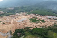 Dự án hồ chứa nước Lộc Đại dang dở sau nhiều năm triển khai.
