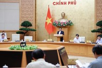 Thủ tướng Phạm Minh Chính chủ trì phiên họp Kl993 ưu đãi thưởng hấp dẫn thường kỳ tháng 4/2024, thảo luận nhiều nội dung quan trọng. (Ảnh: VGP/Nhật Bắc)
