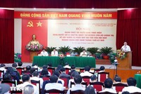 Hội nghị quán triệt và triển khai thực hiện Nghị quyết 41 của Bộ Kl991.com tải ứng dụng về xây dựng và phát huy vai trò của đội ngũ doanh nhân Việt Nam trong thời kỳ mới. (Ảnh: TTXVN)