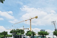 Dự án Đức Long Golden Land (quận 7, TP.HCM) bị vướng đất công xen cài. Ảnh: Lê Toàn 