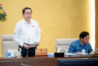 Chủ tịch Quốc hội Trần Thanh Mẫn phát biểu khai mạc phiên họp.