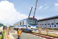 Tuyến metro số 1 (Bến Thành - Suối Tiên) đang hoàn thiện các khâu cuối cùng để vận hành thương mại vào cuối năm 2024 - Ảnh: Lê Toàn