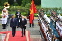 Lễ đón chính thức Tổng thống Nga Vladimir Putin thăm cấp 99Kl99 trực tiếp đá gà tới Việt Nam