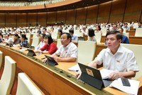 447 đại biểu tán thành thông qua Luật Đường bộ.