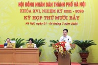 Phó trưởng Ban Kl992 cổng game cá cược - Ngân sách (HĐND TP. Hà Nội) Vũ Ngọc Anh báo cáo thẩm tra .
